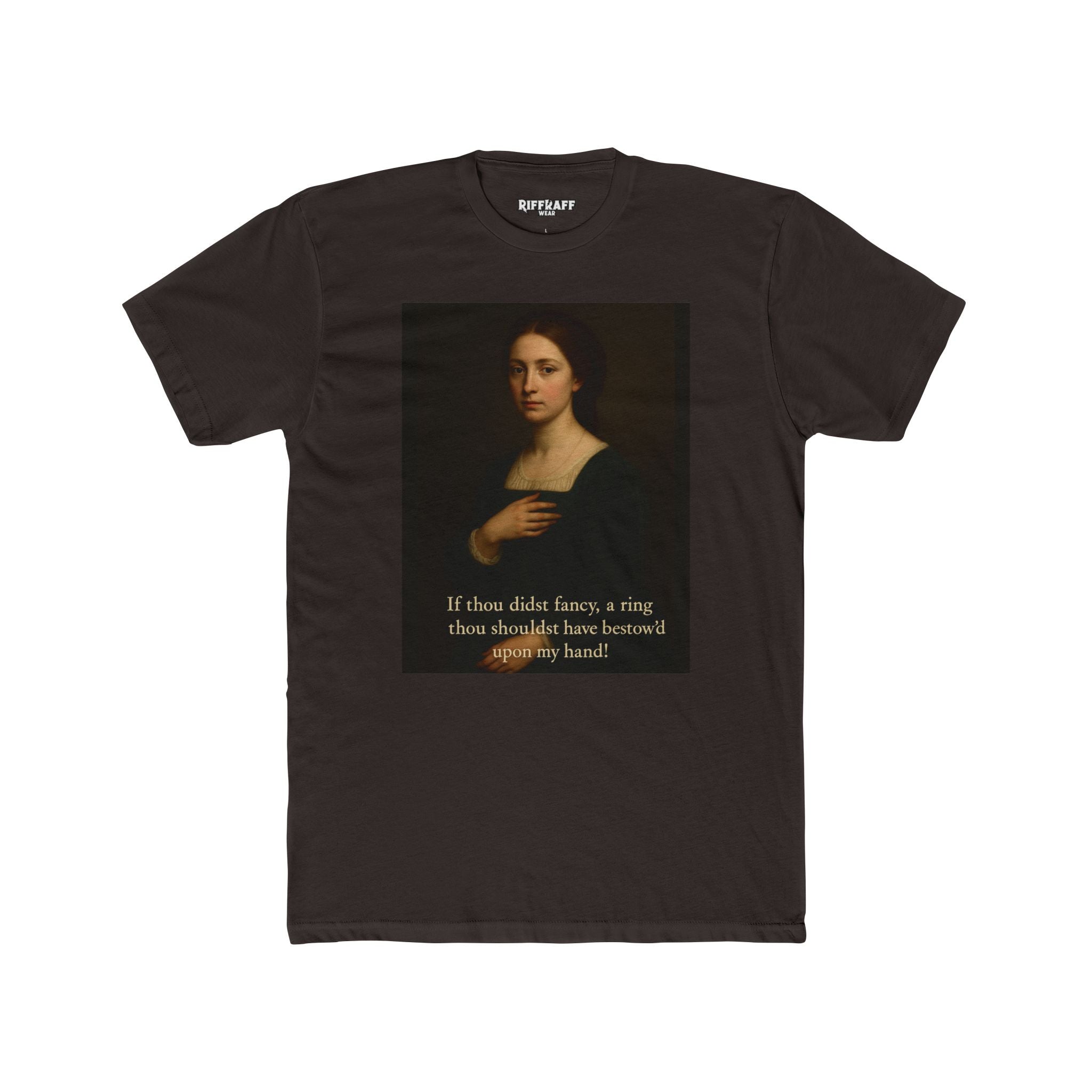Artistic Unisex Cotton Crew Tee with Quote - Casualwear, Gift for Art Lovers - Riff Raff Wear
