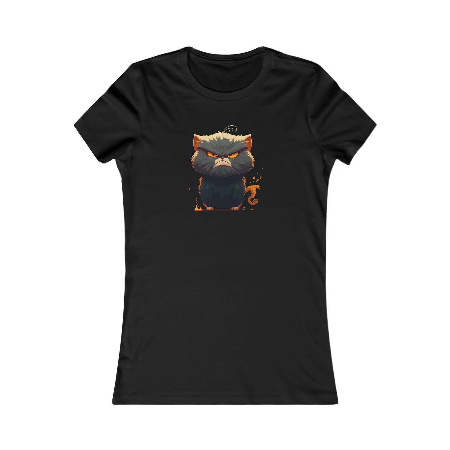 Riff Raff Wear Angry Cat Women's Favorite Tee