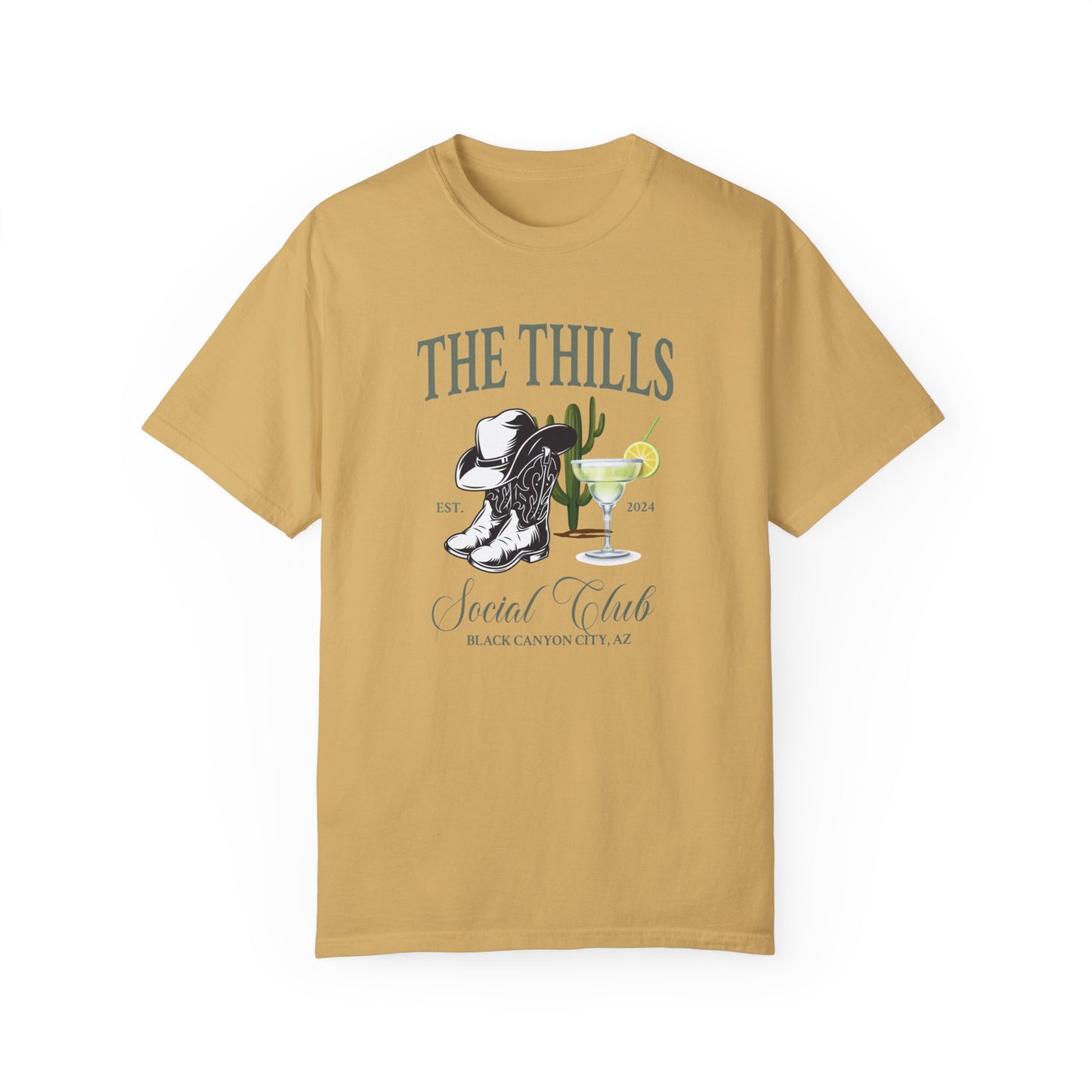 Riff Raff Wear The Thills 2024 Unisex Garment-Dyed T-shirt