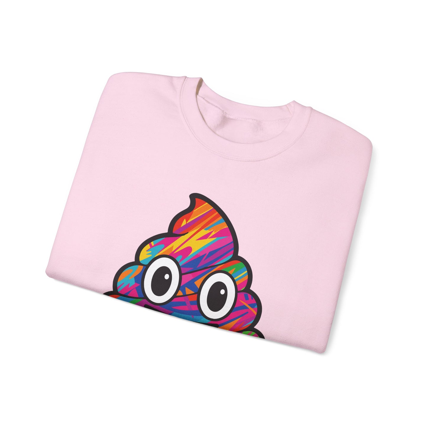 Colorful Emoji Crewneck Sweatshirt - Fun Unisex Design - Riff Raff Wear