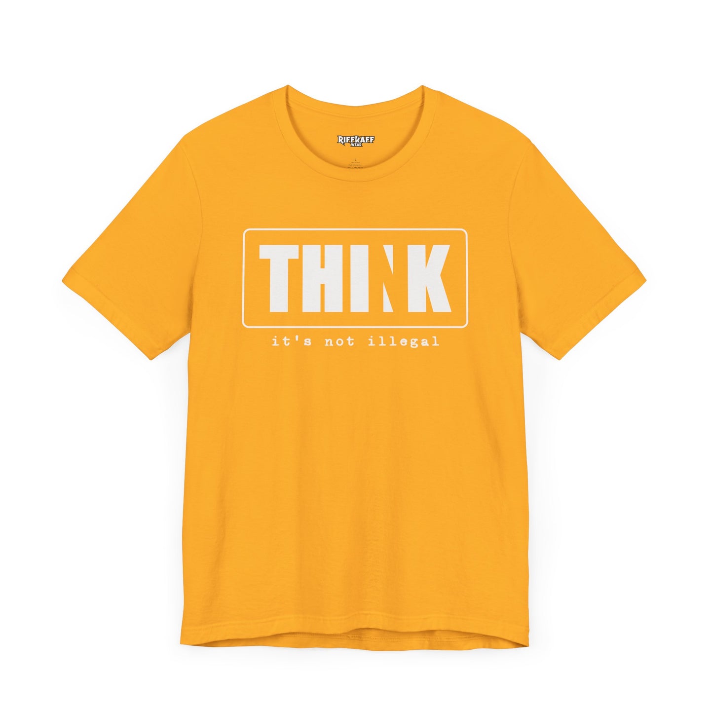 Riff Raff Wear Think 2 Unisex Jersey Short Sleeve Tee