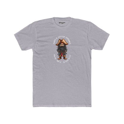 Funny Unisex Cotton Crew Tee - Just a Little Seaman On My Shirt - Riff Raff Wear