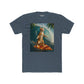 Surfing Cat Unisex Cotton Crew Tee - Fun & Quirky Beach Vibes - Riff Raff Wear
