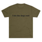 Riff Raff Wear I Let The Dogs Out Unisex Tri-Blend Crew Tee