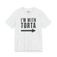 I’m With Torta Arrow Tee - Funny Family/Partner Mexican Food Shirt - Riff Rsff Wear