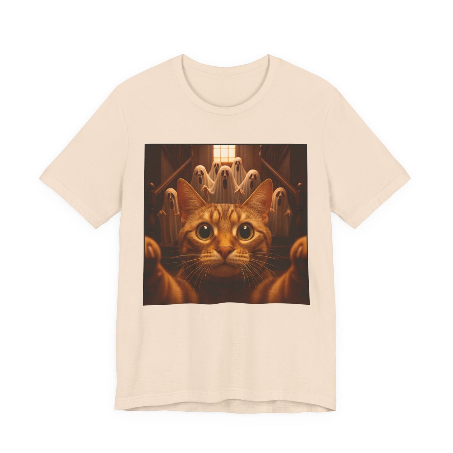 Cat Ghosts Tee Halloween Ready! - Riff Raff Wear