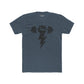 Motivational Gym Crew Tee - Bold Fist & Dumbbell Design - Riff Raff Wear
