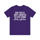 Stay Home Unisex Tee, Relaxed Fit Short Sleeve, Gift for Homebodies, Cozy Casual Shirt, Perfect for Introverts - Riff Raff Wear
