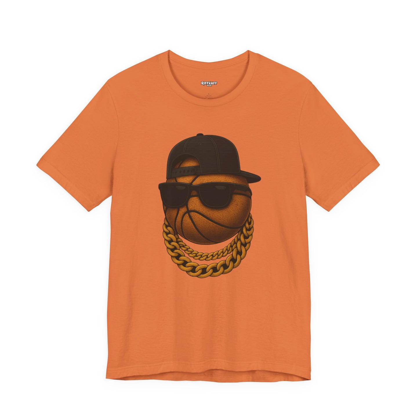 Basketball Bling Tee — Cool Hip-Hop Ball Graphic T-Shirt