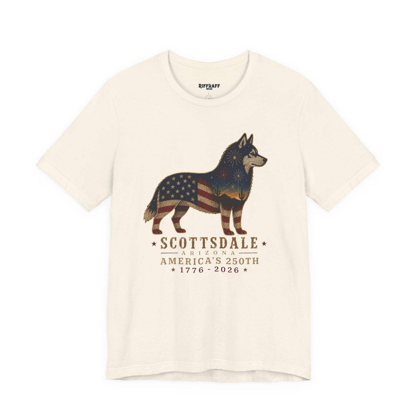 Freedom Crew T-Shirt – Patriotic Husky Flag Tee