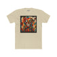 Colorful Skeleton Art Unisex Cotton Crew Tee - Day of the Dead Shirt - Riff Raff Wear
