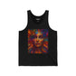 Colorful Artistic Unisex Jersey Tank - Vibrant Design for Creative Souls - Riff Raff Wear