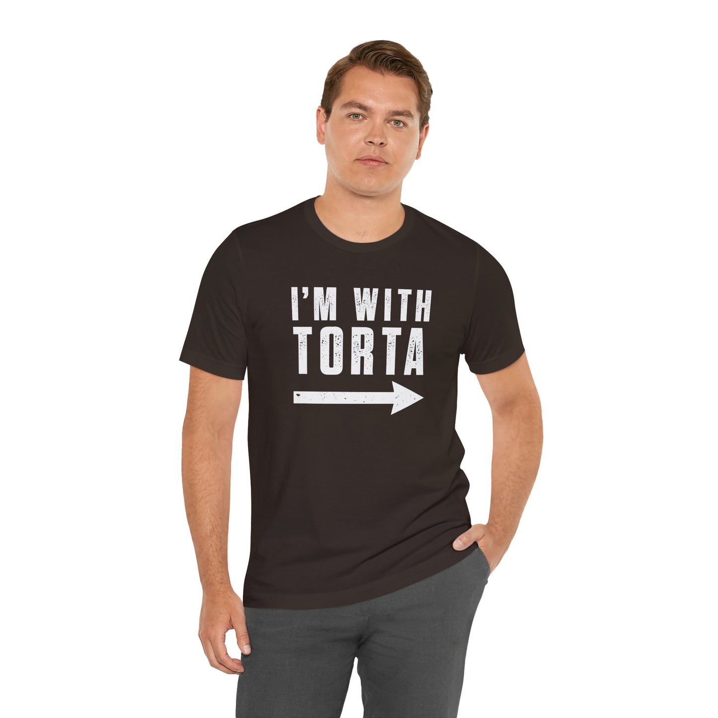 I’m With Torta Arrow Tee - Funny Family/Partner Mexican Food Shirt - Riff Rsff Wear