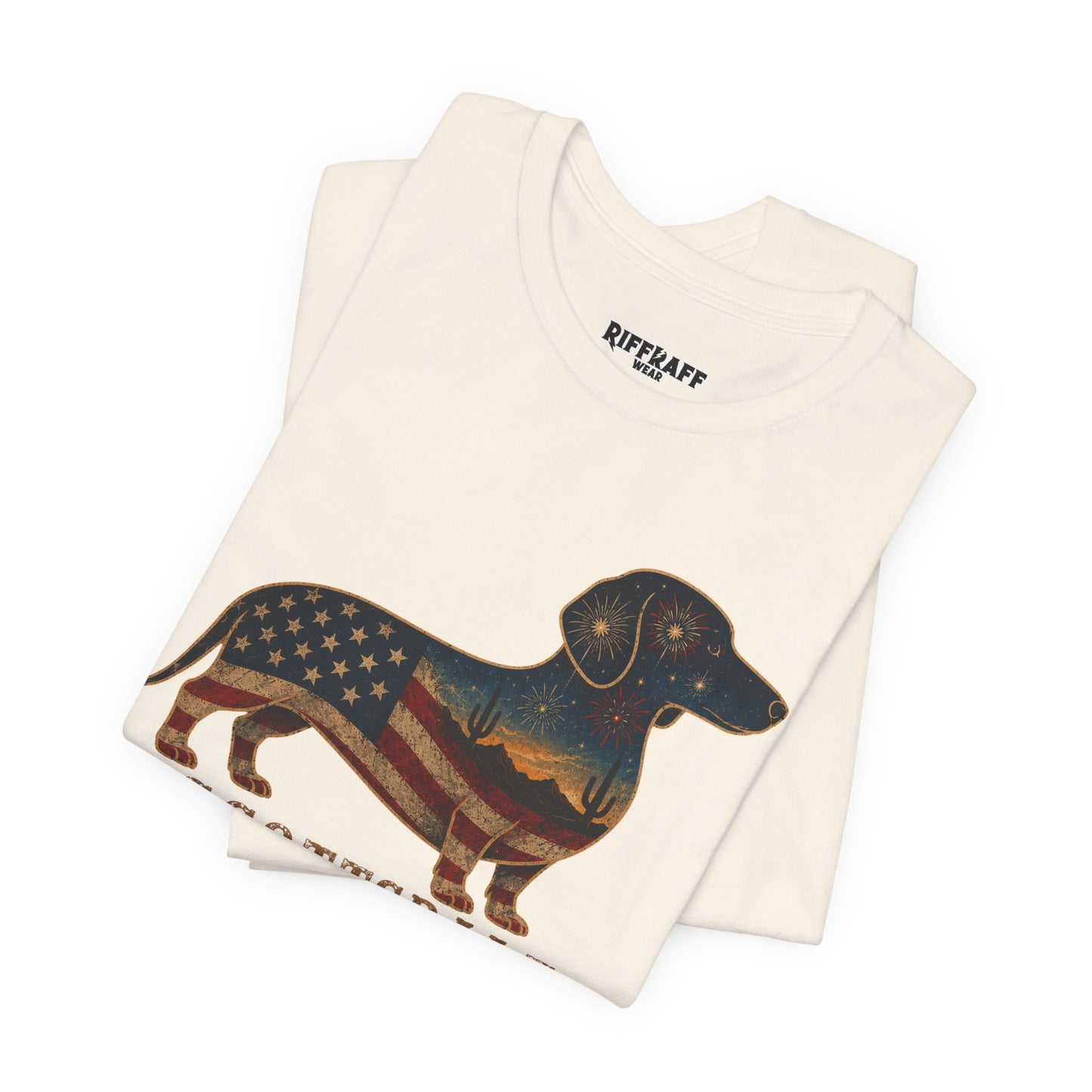 Copy of Freedom Crew Dachshund T-Shirt – Patriotic Dachshund Flag Tee