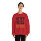 "Never Miss Monday" Crewneck Sweatshirt - REBEL REPUBLIC - Riff Raff Wear
