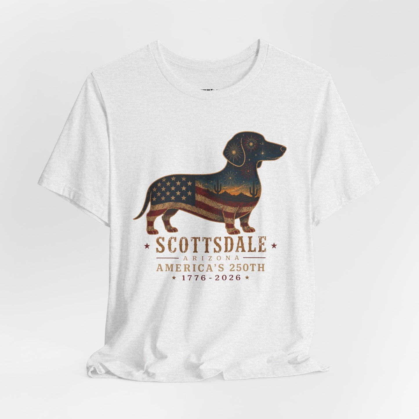 Copy of Freedom Crew Dachshund T-Shirt – Patriotic Dachshund Flag Tee