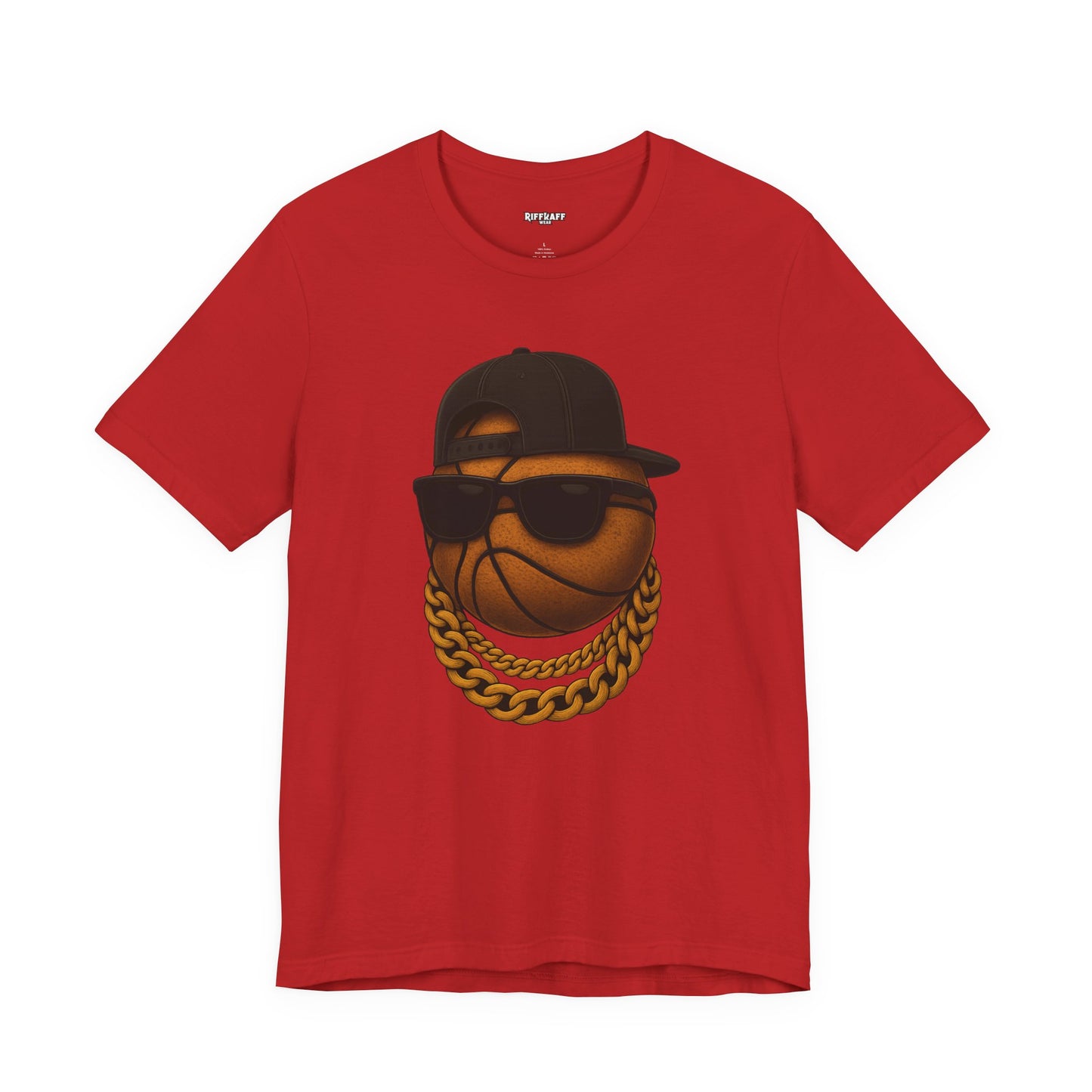 Basketball Bling Tee — Cool Hip-Hop Ball Graphic T-Shirt
