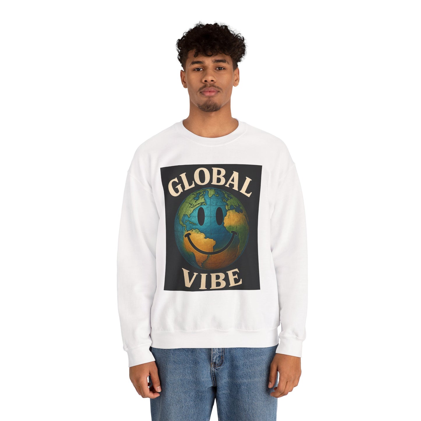 Global Vibe Crewneck Sweatshirt - Unisex Heavy Blend™ - Riff Raff Wear