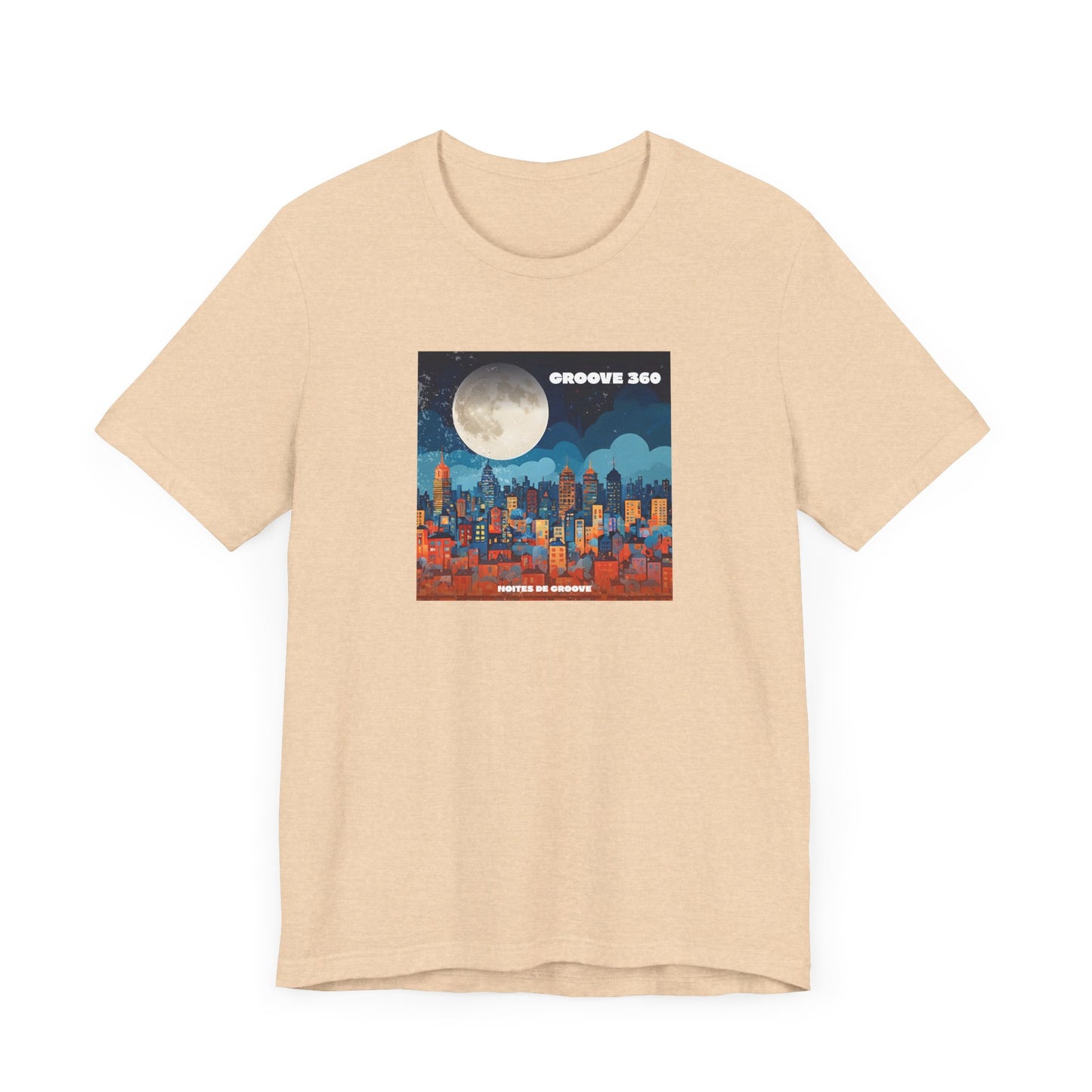 Groove 360 - Noites De Groove - Unisex Jersey Short Sleeve Tee