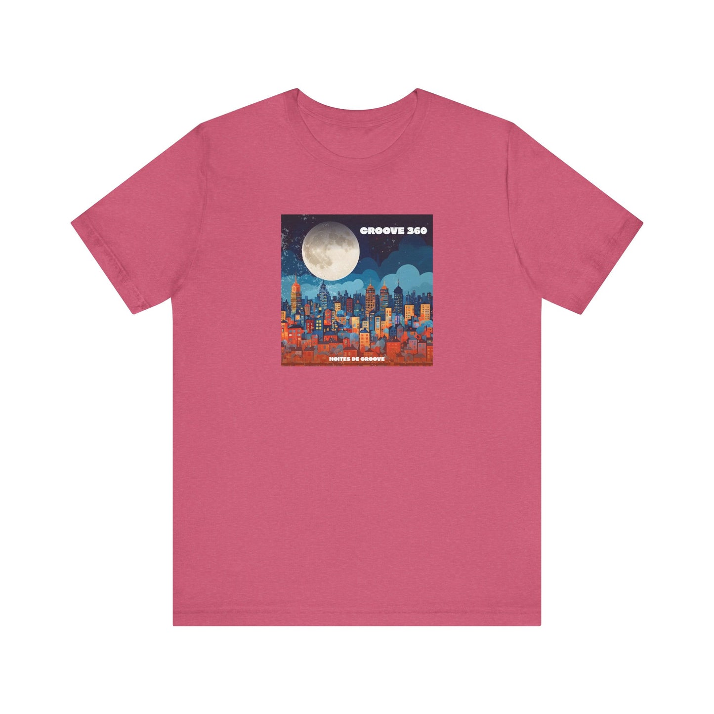 Groove 360 - Noites De Groove - Unisex Jersey Short Sleeve Tee