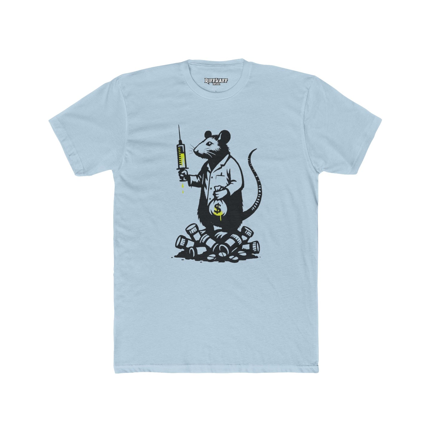 Rat Doctor Unisex Cotton Crew Tee - Statment T-Shirt - Riff Raff Wear