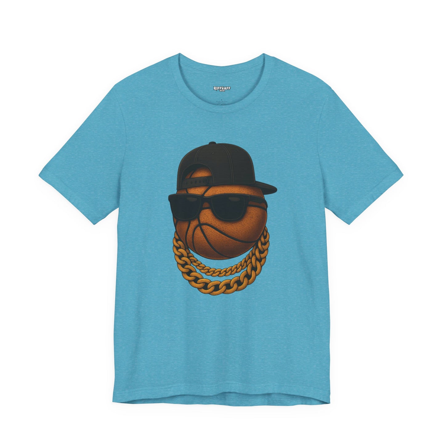 Basketball Bling Tee — Cool Hip-Hop Ball Graphic T-Shirt