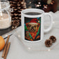 Festive Ceramic Mug | Unique Coffee Cup | Holiday Gift | Tea Lover's Mug | Home Decor | Christmas Mug | Art Mug - Riff Raff Wear