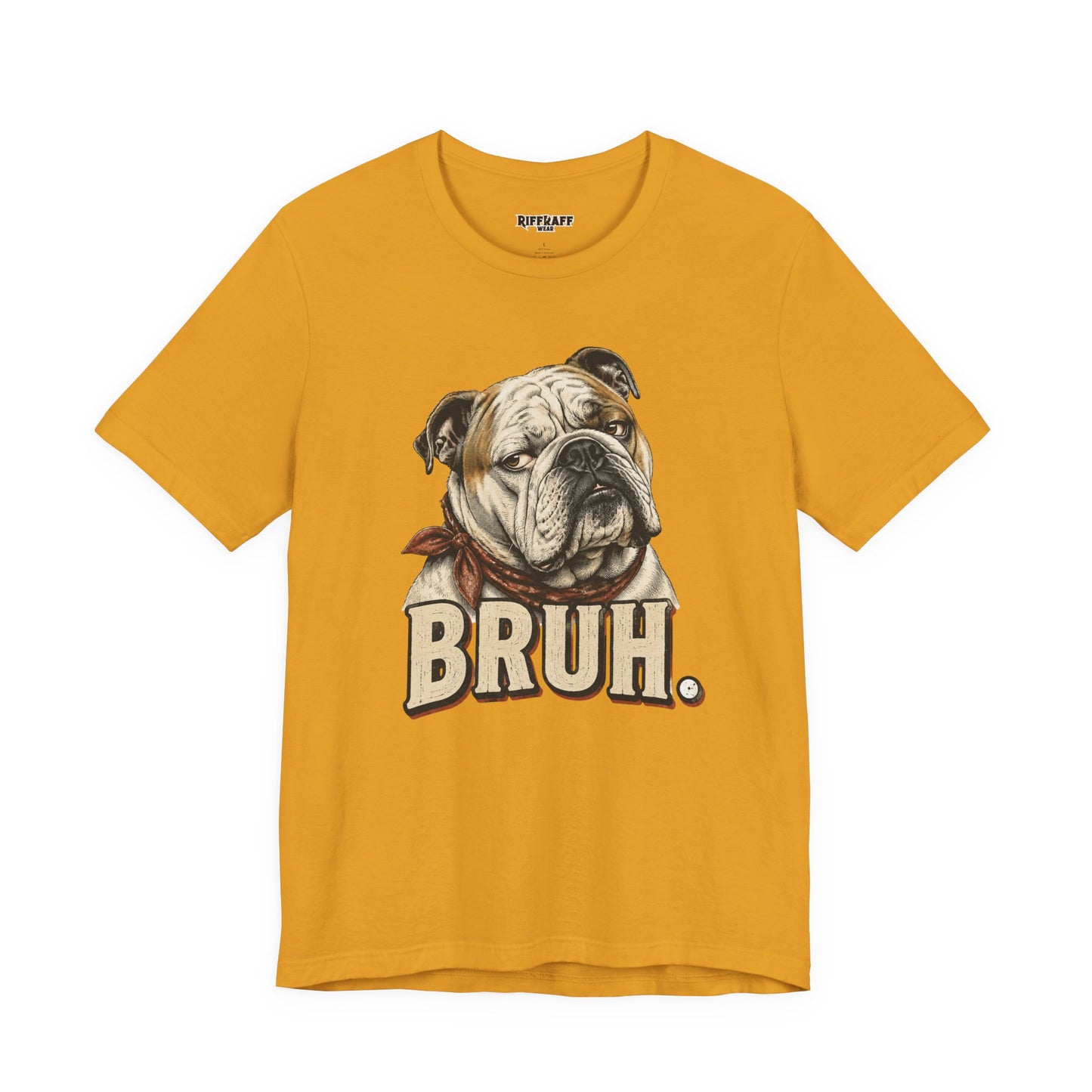 Bruh Bulldog T-Shirt Vintage English Bulldog Graphic Tee