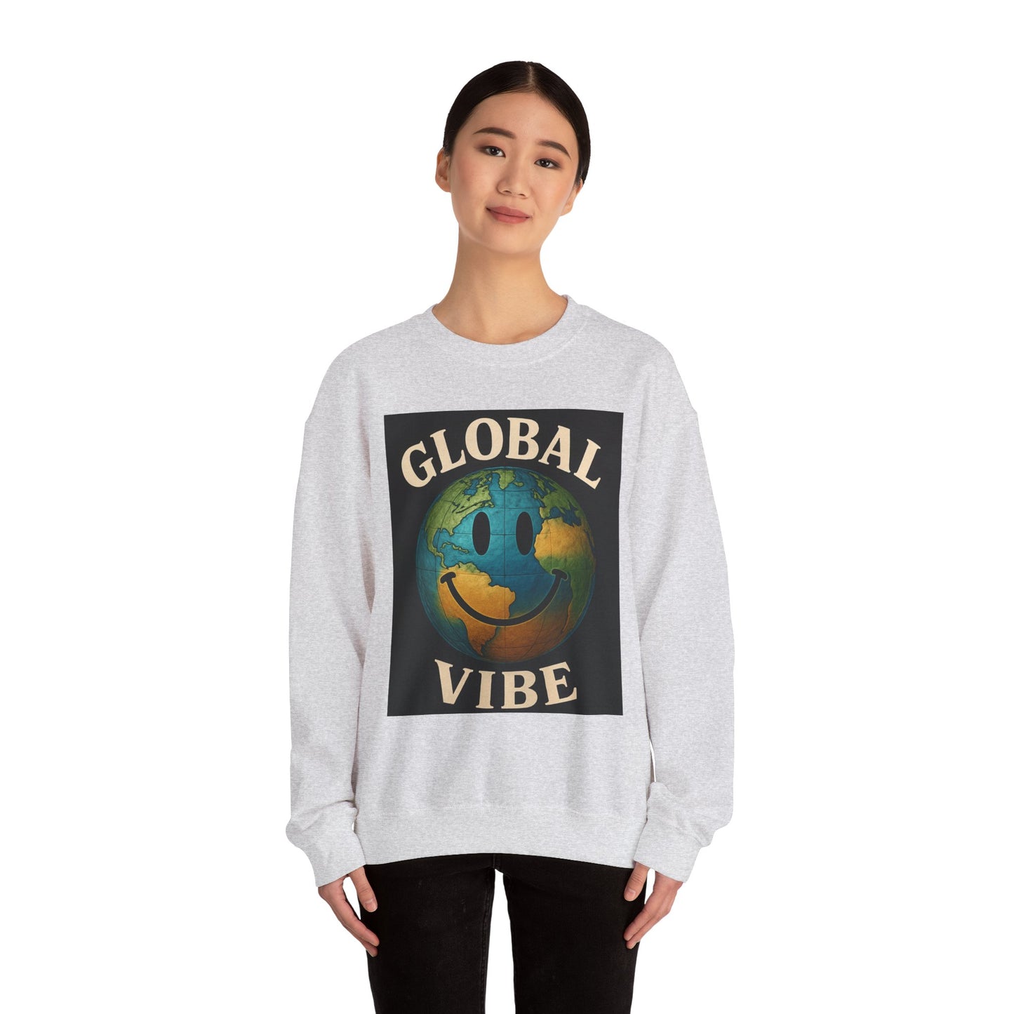 Global Vibe Crewneck Sweatshirt - Unisex Heavy Blend™ - Riff Raff Wear
