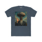 Surrealist Men's Cotton Crew Tee - Explosive Graphic Art - Riff Raff Wear