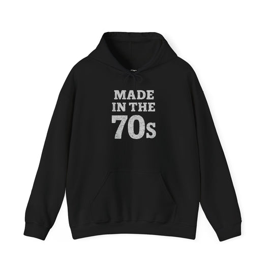 Retro 70s Unisex Hooded Sweatshirt - Made in the 70s - Riff Raff Wear