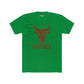 Geometric Bull Design Unisex Cotton Crew Tee - Revoked Graphic Tee - Riff Raff Wear