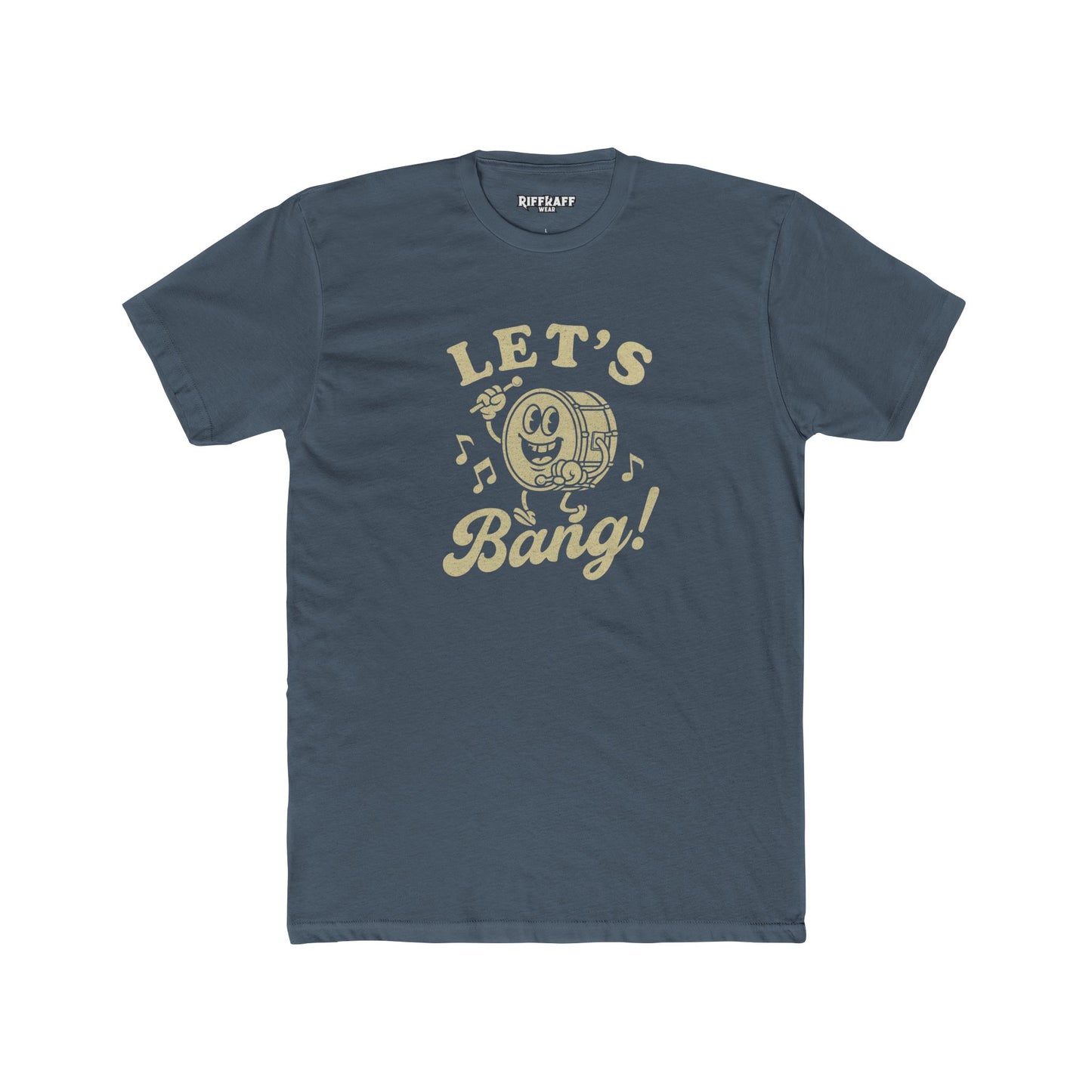 Let's Bang! Unisex Cotton Crew Tee - Fun Graphic T-Shirt for Music Lovers - Riff Raff Wear