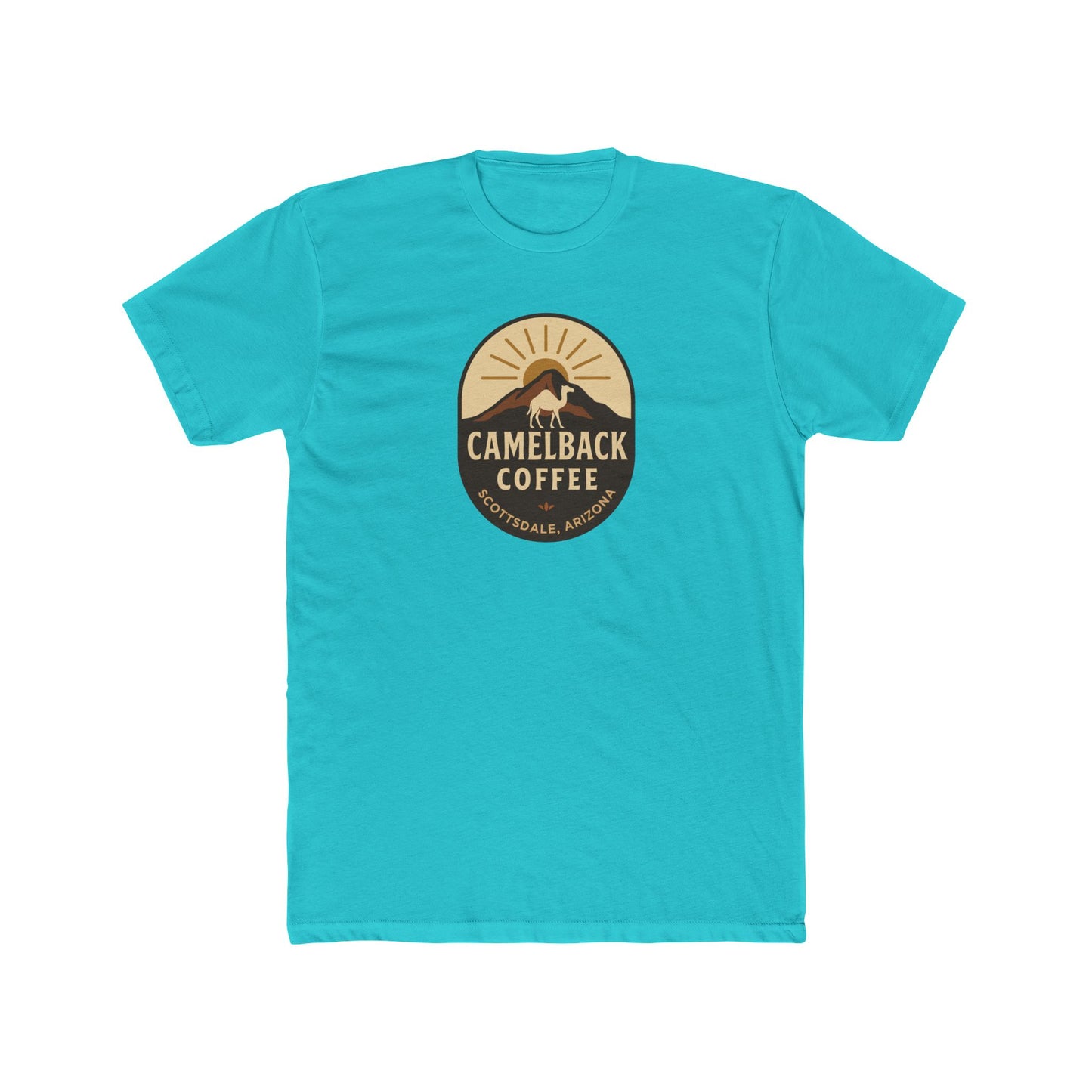 Coffee Lover Unisex Cotton Crew Tee, Casual Shirt, Vintage Coffee Camelback Coffee Old Town Scottsdale