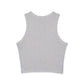 Colorful Bulldog Print Micro Rib Racer Tank Top - Riff Raff Wear