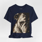 Bulldog Portrait T-Shirt Vintage Sepia Dog Graphic Tee