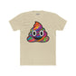 Colorful Cartoon Poop Unisex Cotton Crew Tee - Riff Raff Wear