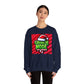 Grinch Mode Crewneck Sweatshirt, Christmas Attire, Holiday Sweatshirt, Festive Gift, Cozy Winter Wear, Funny Christmas Sweater - Riff Raff Wear