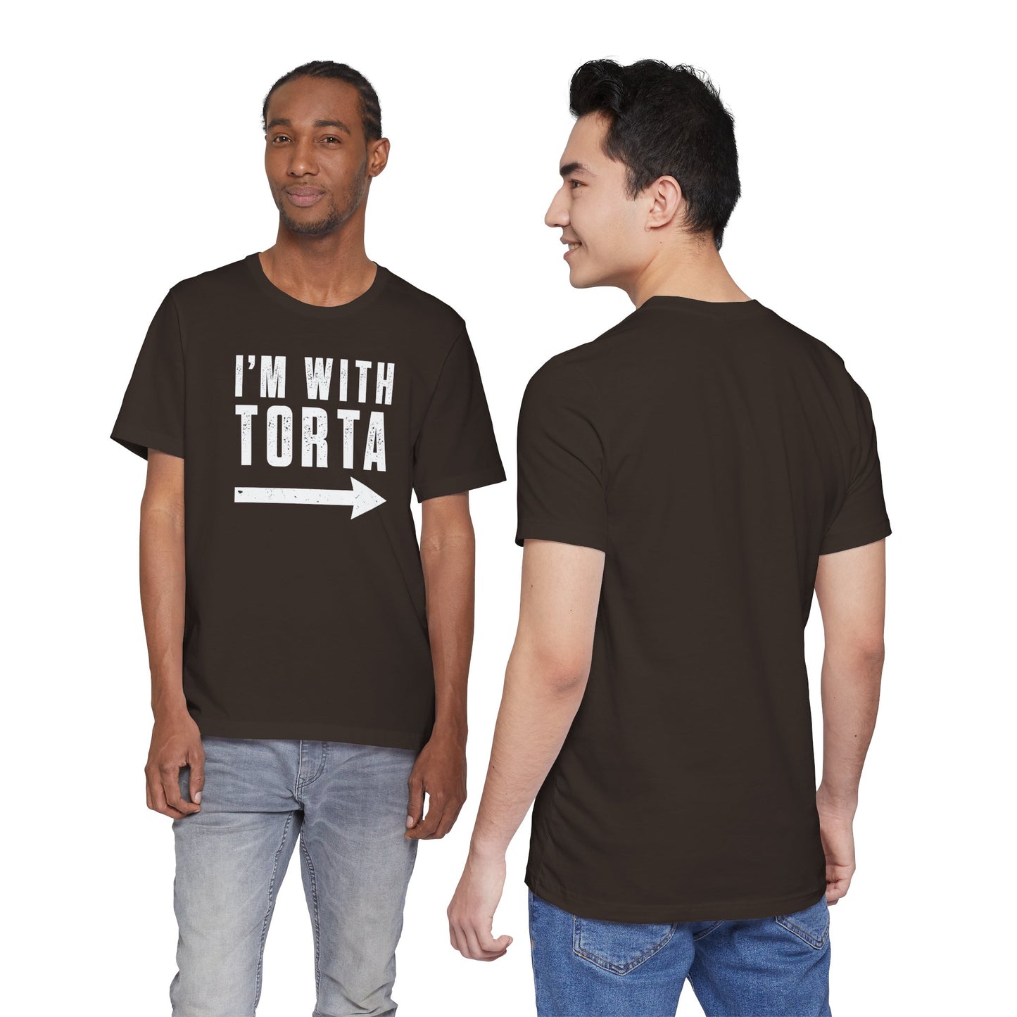 I’m With Torta Arrow Tee - Funny Family/Partner Mexican Food Shirt - Riff Rsff Wear