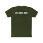 Funny Yoga & Gym Unisex Cotton Crew Tee - 'Hygiene is for Yoga People' & 'Lift. Sweat. Rack.' - Riff Raff Wear