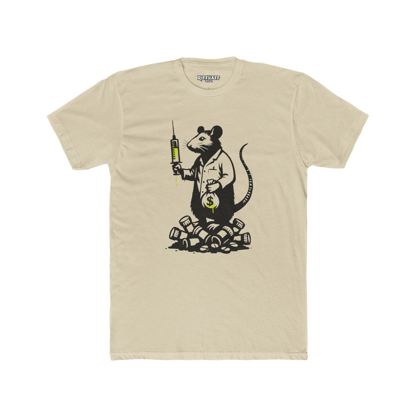 Rat Doctor Unisex Cotton Crew Tee - Statment T-Shirt - Riff Raff Wear