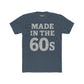 Vintage 60s Tee - Made in the 60s Cotton Crew T-Shirt for Nostalgic Wear - Riff Raff Wear