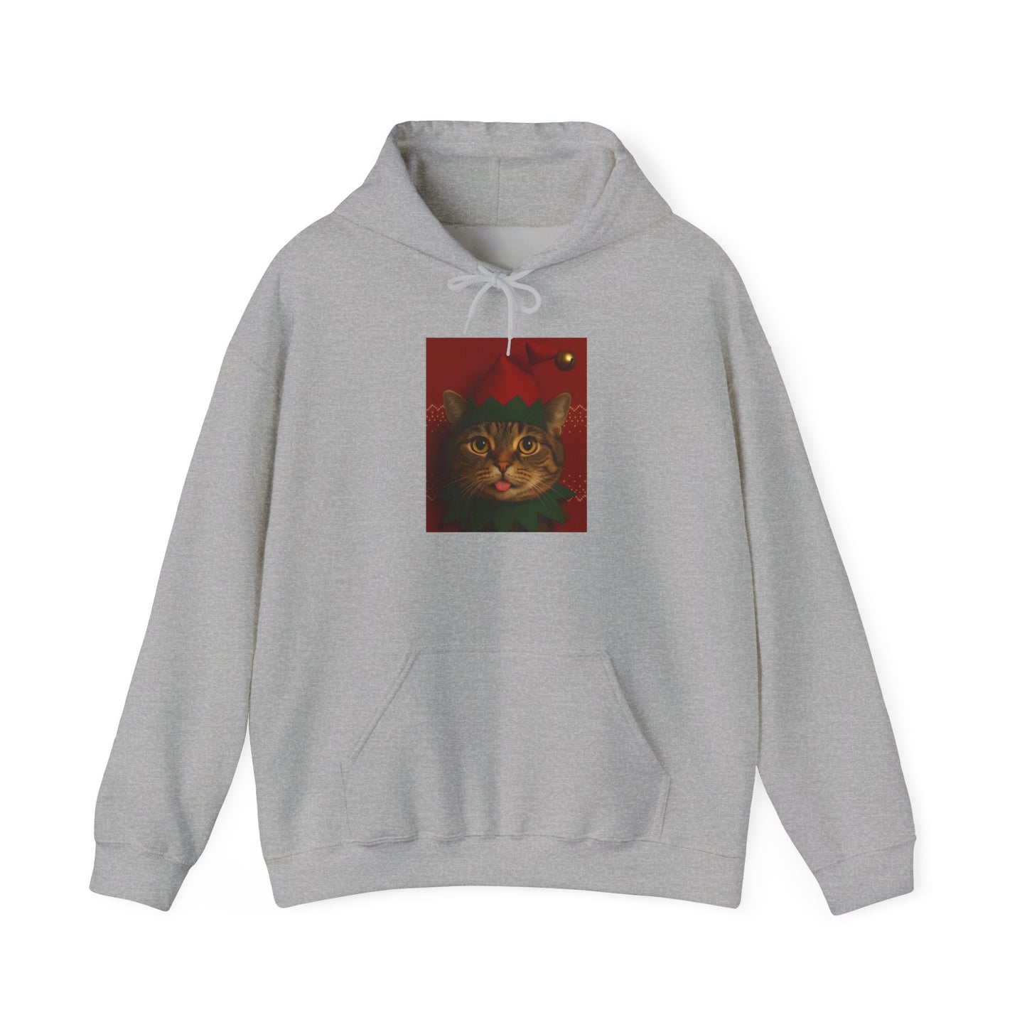 Cat Lover Holiday Hoodie, Cozy Unisex Sweatshirt, Perfect Gift for Cat Enthusiasts, Ideal for Winter Celebrations, Cute Cat Design - Riff Raff Wear