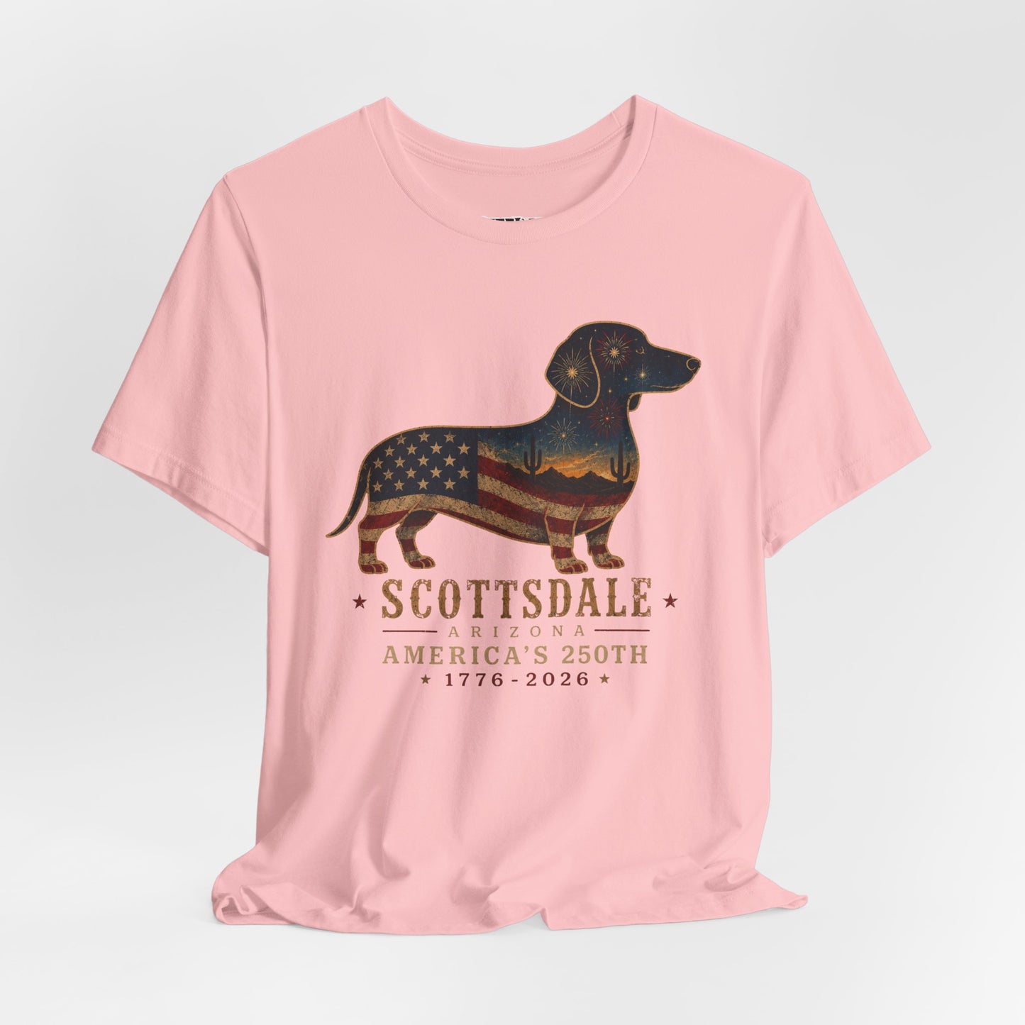 Copy of Freedom Crew Dachshund T-Shirt – Patriotic Dachshund Flag Tee