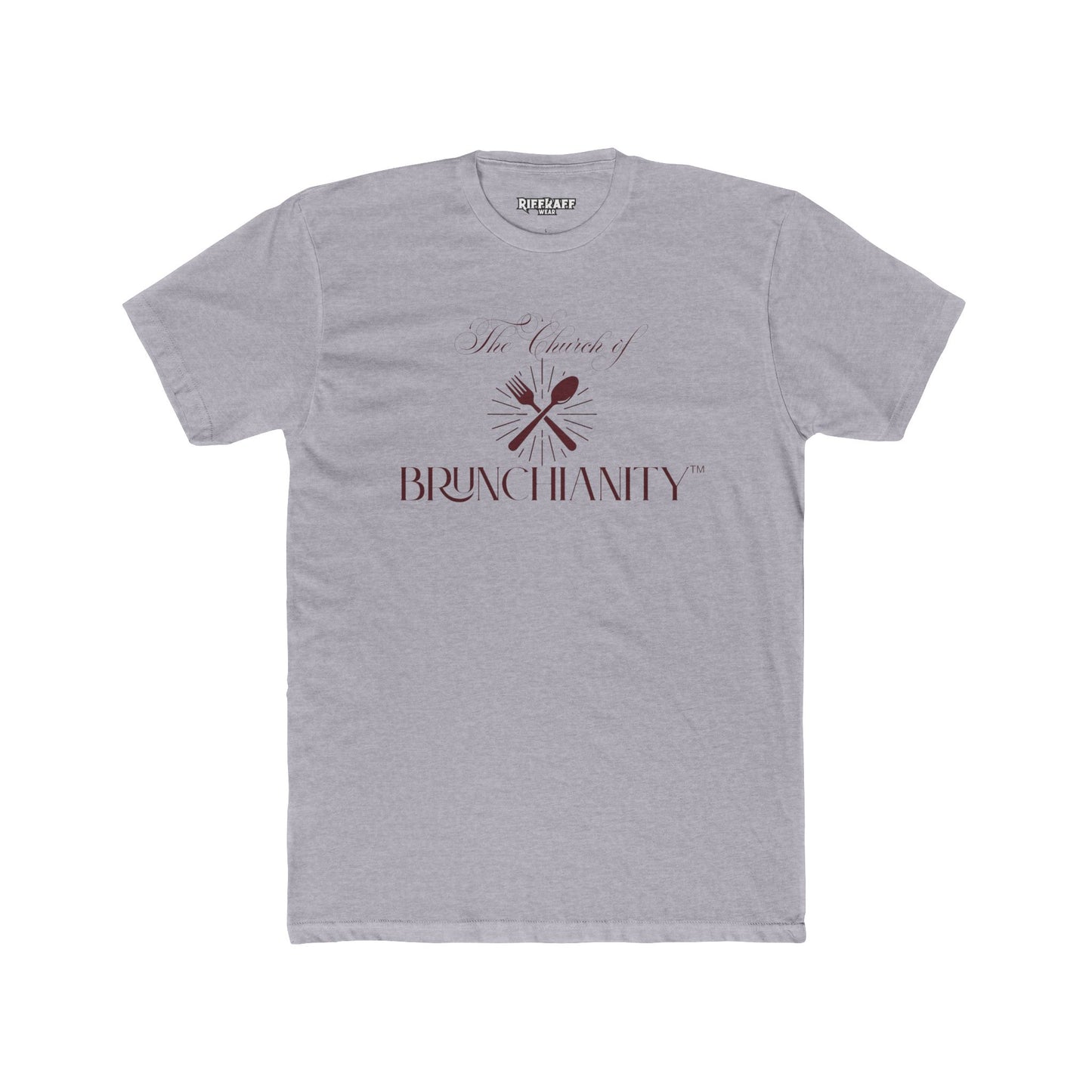 The Church of Brunchanity Unisex Cotton Crew Tee - Perfect for Brunch Lovers - Riff Raff Wear