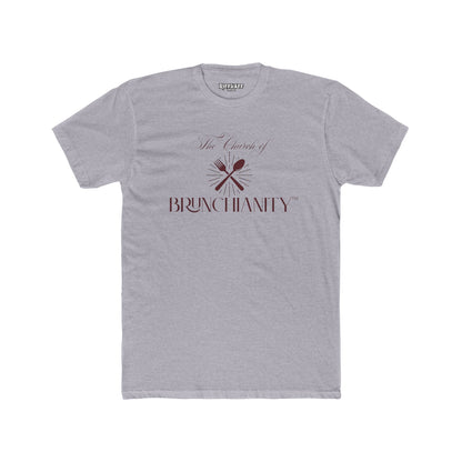 The Church of Brunchanity Unisex Cotton Crew Tee - Perfect for Brunch Lovers - Riff Raff Wear