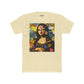 Colorful Mona Lisa Unisex Cotton Crew Tee, Artistic T-shirt, Gifts for Art Lovers, Casual Wear - Riff Raff Wear