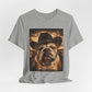 Bulldog Cowboy T‑Shirt  Vintage Western Dog Graphic Tee - Riff Raff Wear