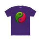 Yin Yang Drip Unisex Cotton Crew Tee - Stylish & Fun Graphic Tee for Everyday Wear - Riff Raff Wear