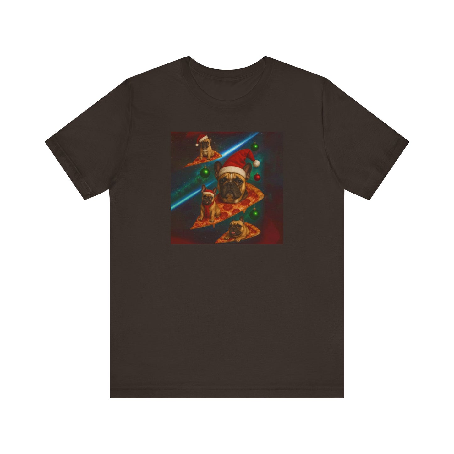 Festive Pet-Themed Short Sleeve Tee, Christmas Gift, Dog Lover Shirt, Holiday Humor T-Shirt, Fun Seasonal Fashion - Riff Raff Wear
